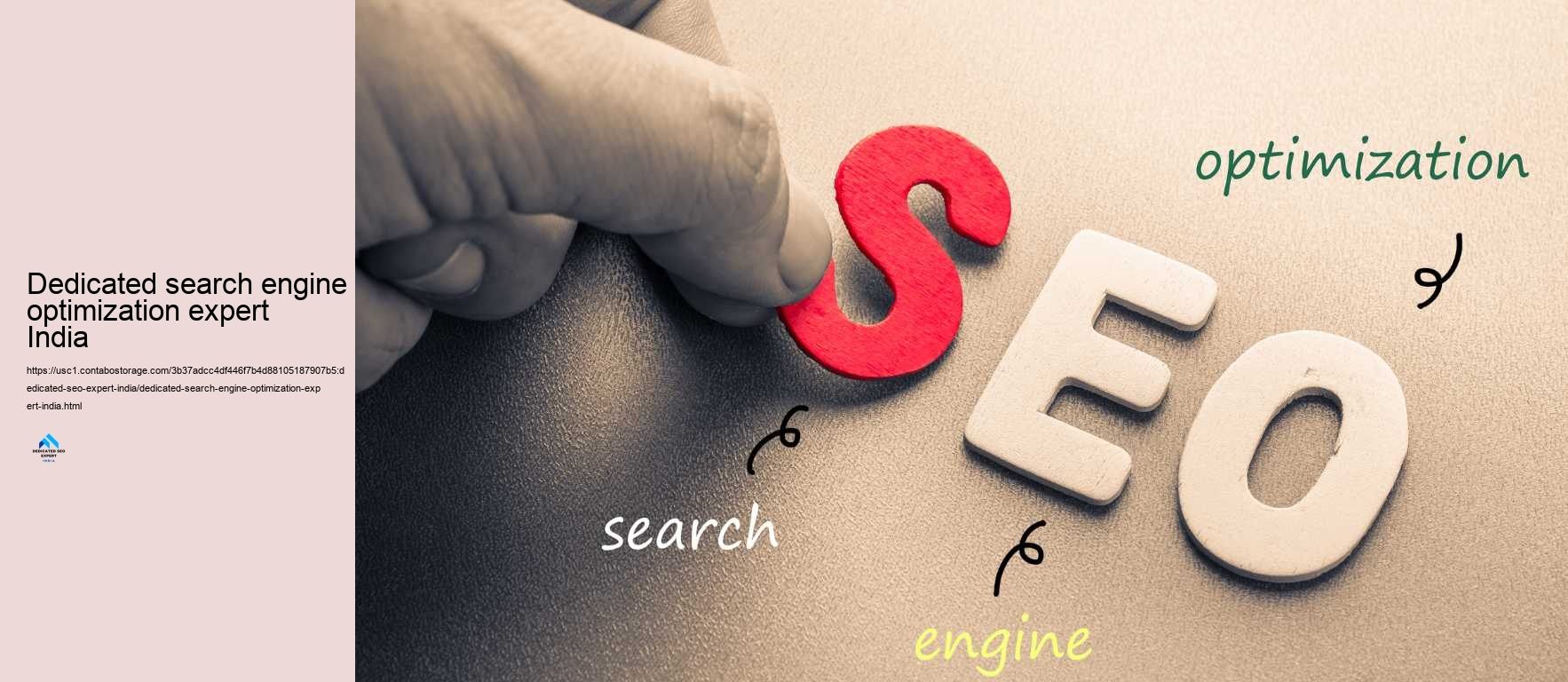 Dedicated search engine optimization expert India