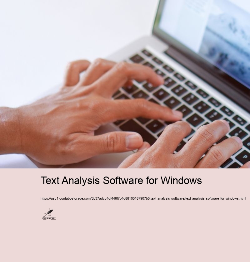 Text Analysis Software for Windows