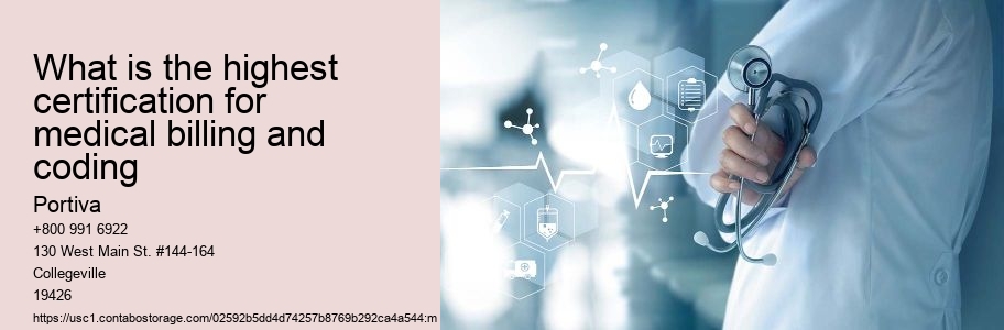 What is the highest certification for medical billing and coding