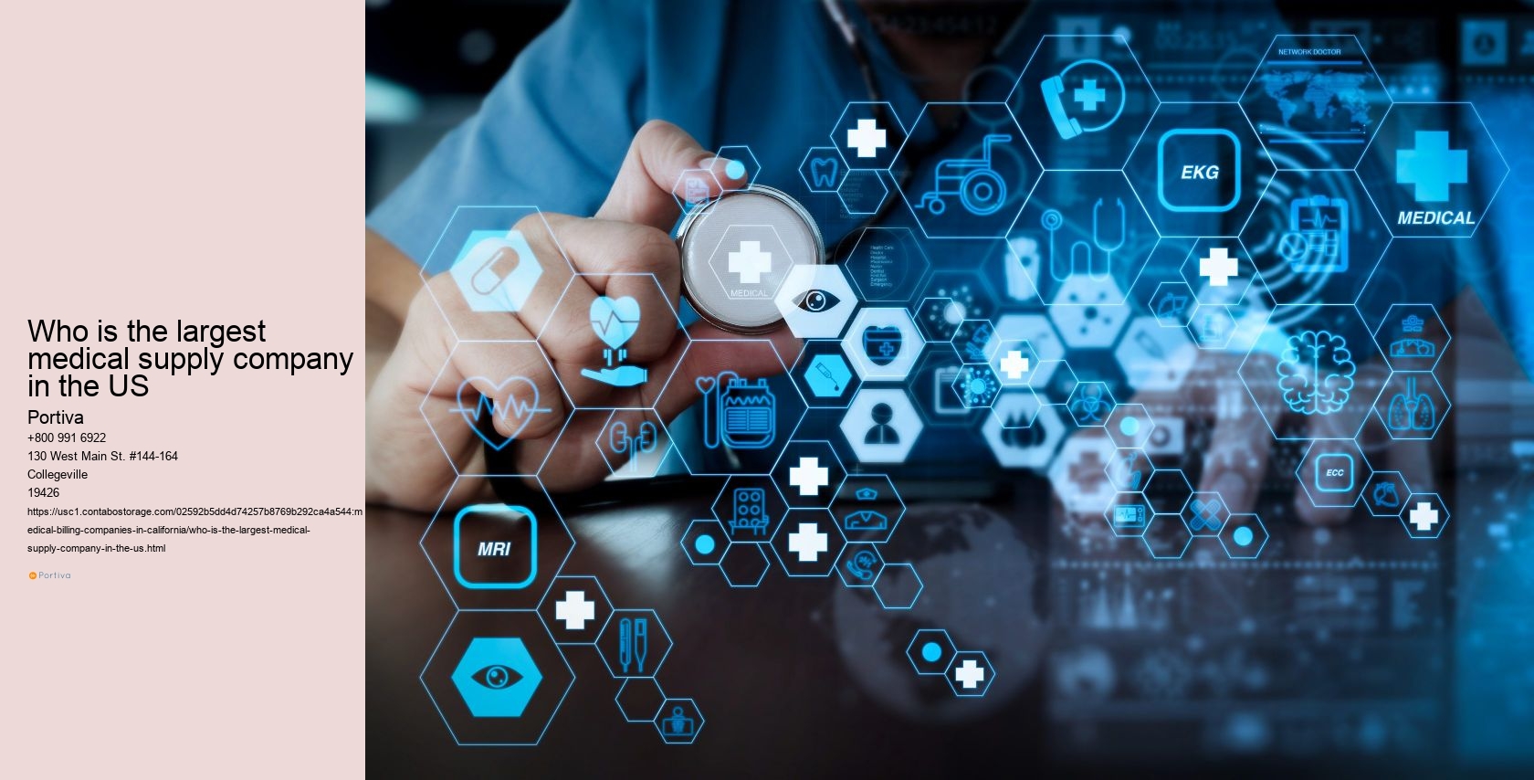 Who is the largest medical supply company in the US