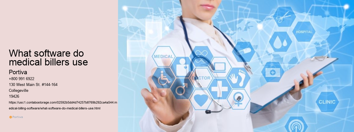 what software do medical billers use