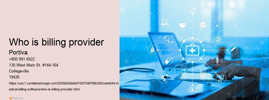 who is billing provider