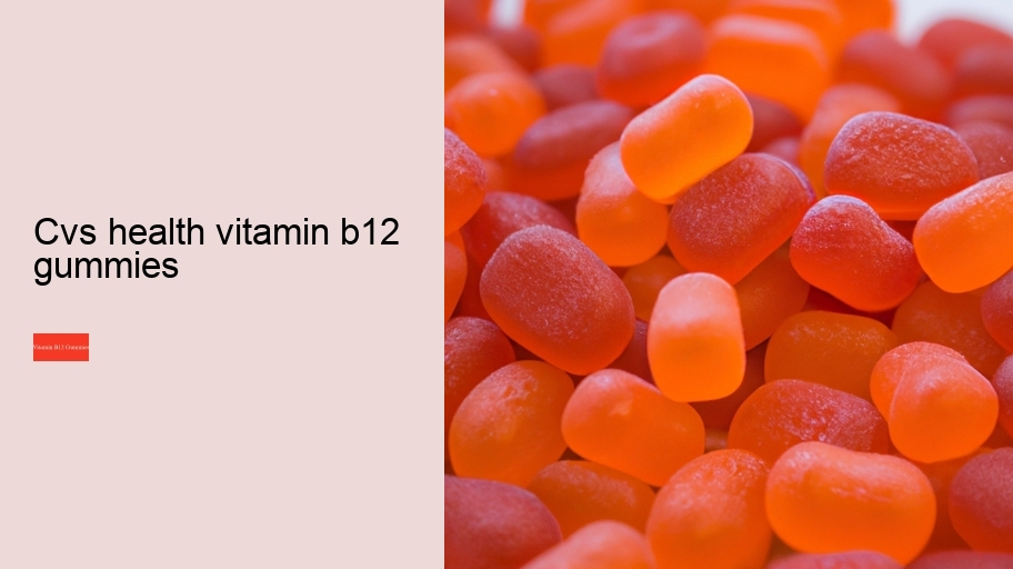 cvs health vitamin b12 gummies