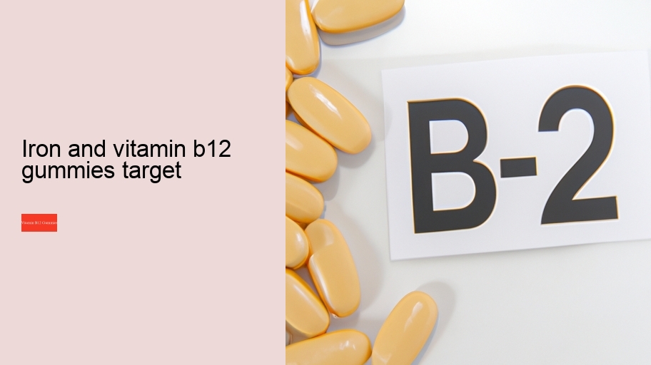 iron and vitamin b12 gummies target