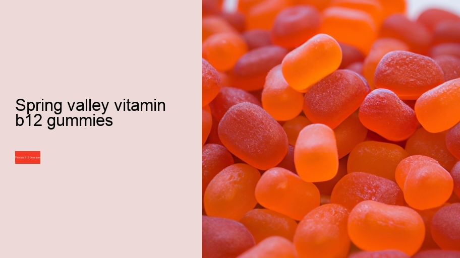 spring valley vitamin b12 gummies