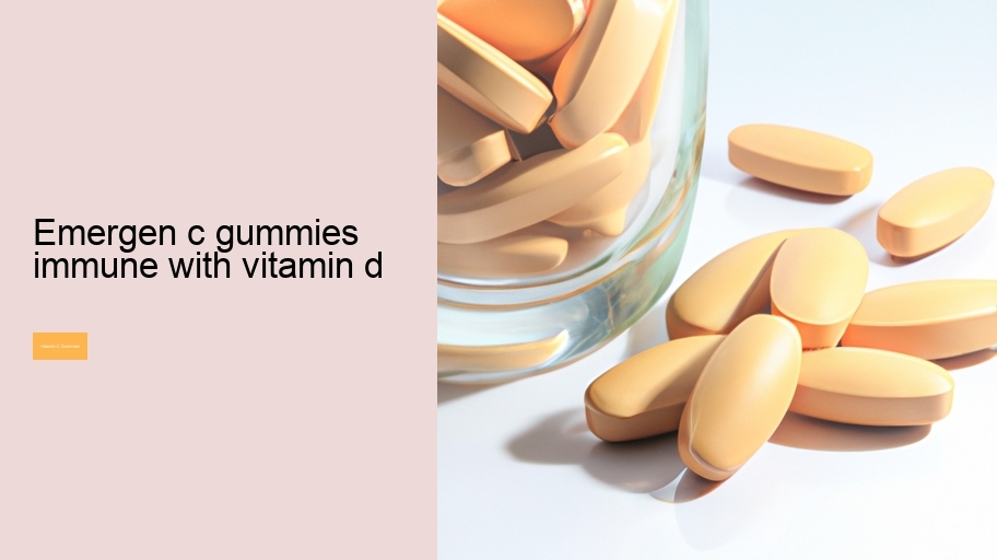 emergen c gummies immune with vitamin d