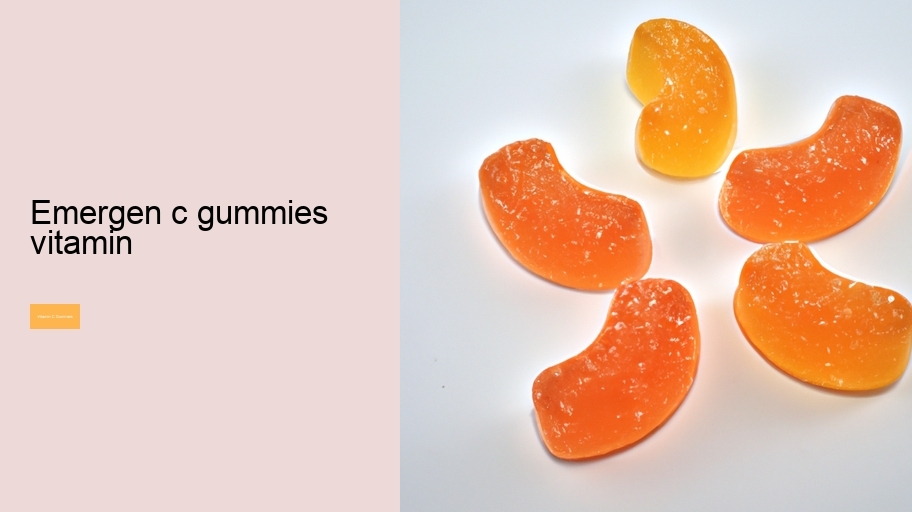 emergen c gummies vitamin