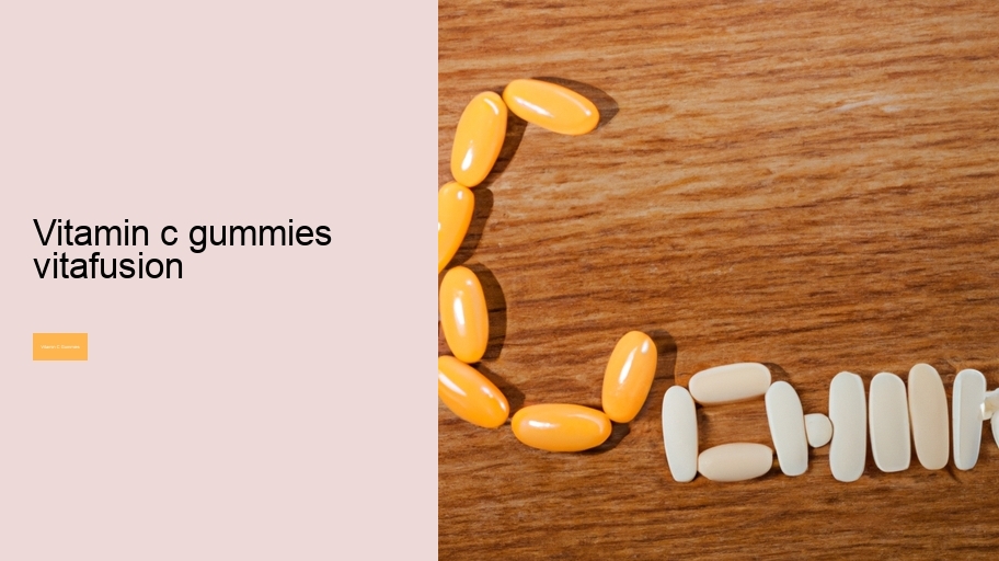 vitamin c gummies vitafusion