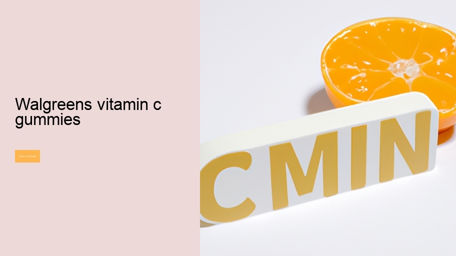 walgreens vitamin c gummies