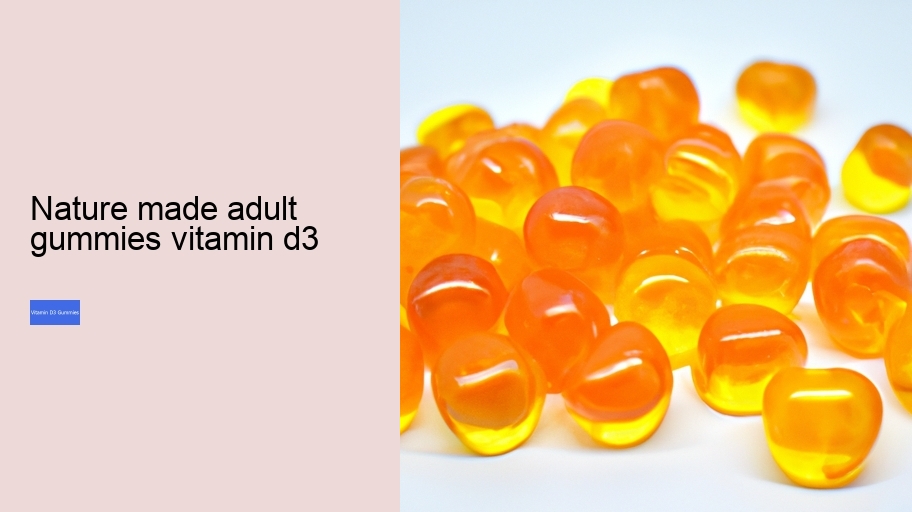 nature made adult gummies vitamin d3
