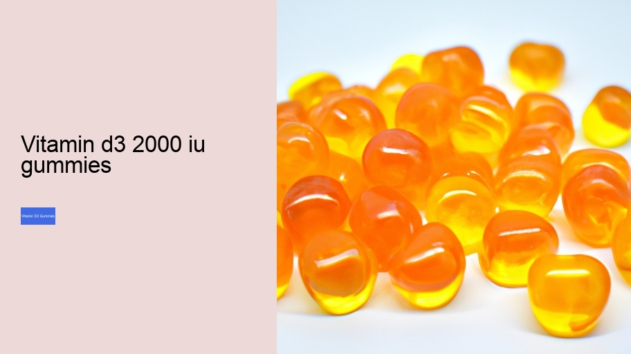 vitamin d3 2000 iu gummies