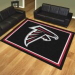 Atlanta Falcons Area Rug Football Area Rug Floor Decor