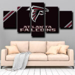 Atlanta Falcons Logo Badge Black