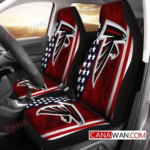 Atlanta Falcons Logo Pattern v11 Universal Fit Car Seat Covers Gift Fo