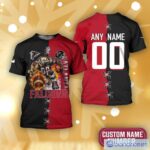 Atlanta Falcons Nfl Sport Fans 3d T-Shirt Custom Name And Number