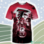 Atlanta Falcons T shirt 3D Halloween Horror For Men And Women