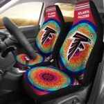Magical And Vibrant Atlanta Falcons Car Seat Covers