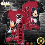 NFL Atlanta Falcons Mickey Mouse Disney 3d Full Printing shirt