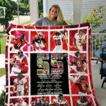 55 Years Of Atlanta Falcons Quilt Blanket Great Customized Blanket Gifts For Birthday Christmas Thanksgiving