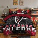 Atlanta Falcons 3D Logo With Iconic Colors NFL Football Team Bedding Set Duvet Cover Home Decor Gift For NFL Lovers – Roomloving