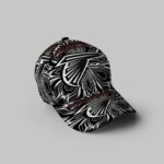 Atlanta Falcons Abstract Black and White 3D Printing Baseball Cap Clas