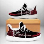 Atlanta Falcons Black Red Beze Sneakers