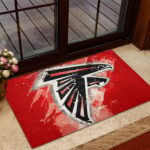 Atlanta Falcons Brush Texture2 Foldable Doormat Indoor Outdoor Welcome