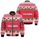 Atlanta Falcons Christmas Bomber Jacket