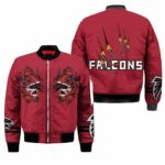 Atlanta Falcons Claws 3d Printed Unisex Bomber Jacket