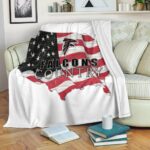Atlanta Falcons Country Map 3d Blanket Gift For Fan Annivesary Gift Lo