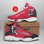 Atlanta Falcons Custom Name JD13 Shoes V2