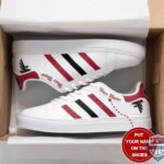Atlanta Falcons Custom Name White Red Stan Smith Shoes