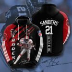 Atlanta Falcons Deion Sanders Gift For Fans 3D Hoodie All Over Printed