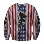 Atlanta Falcons Flag Silk Gift For Fan 3D Full Printing Sweatshirt