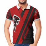 Atlanta Falcons Flag1 3D All Over Print Polo Shirt