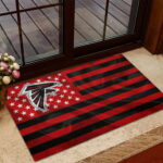 Atlanta Falcons Flag2 Silk Foldable Doormat Indoor Outdoor Welcome Mat