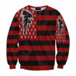 Atlanta Falcons Flag2 Silk Gift For Fan 3D Full Printing Sweatshirt