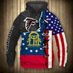 Atlanta Falcons Football Constitution In God We Trust 3D Hoodie All Ov