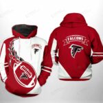 Atlanta Falcons For Unisex 3D All Over Print Hoodie Zip up Hoodie MTE0