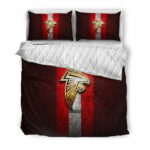 Atlanta Falcons Golden Logo 3D All Over Print Quilt Bed Sets