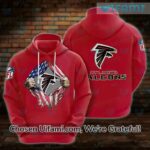 Atlanta Falcons Hoodie 3D Exquisite USA Flag Falcons Gift – Personalized Gifts: Family, Sports, Occasions, Trending