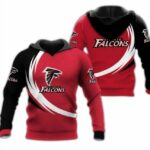 Atlanta Falcons Hoodie curve graphic gift for men
