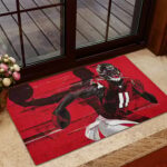 Atlanta Falcons Julio Jones 11 Running Foldable Doormat Indoor Outdoor