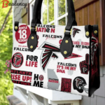 Atlanta falcons leather bag l98 Women Leather Hand Bag