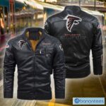 Atlanta Falcons Leather Jacket Black Brow For Men And Women