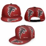 Atlanta Falcons Logo2 3D Flat Brim Baseball Cap Snapback Hat