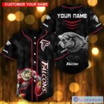 Atlanta Falcons NFL Baseball Jersey Shirt Custom Name For Fans Sport Team Gift