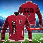 Atlanta Falcons Personalized Baseball Jacket BG34
