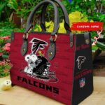 Atlanta Falcons Personalized Leather Hand Bag BB134
