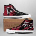 Atlanta Falcons Personalized Name High Top Shoes Custom Sneakers For F